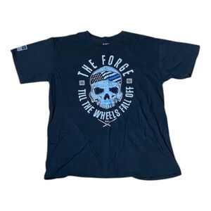 5.11 TACTICAL Skull t-shirt Mens Large The Forge Till the wheels fall off BLK A8